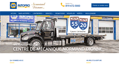 Desktop Screenshot of normanddionne.com